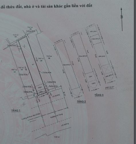 Mặt bằng sàn nhà phố Bình Thạnh Bán nhà mặt tiền Q. Bình Thạnh nội thất cơ bản, thuận tiện kinh doanh.