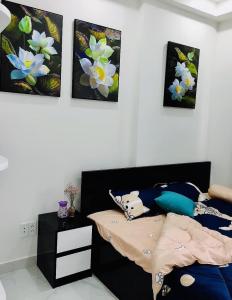 Phòng ngủ căn hộ Fresca Riverside, Thủ Đức Căn hộ Fresca Riverside tầng 5 hướng Tây Bắc, đầy đủ nội thất.