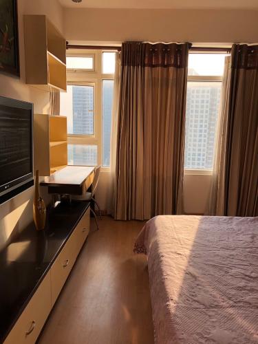 Phòng ngủ Saigon Pearl Quận Bình Thạnh căn hộ Saigon Pearl tầng cao đầy đủ nội thất