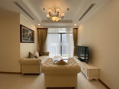 Phòng khách , Căn hộ Vinhomes Central Park , Quận Bình Thạnh Căn hộ tầng 27 Vinhomes Central Park gồm 3 phòng ngủ, đầy đủ nội thất.