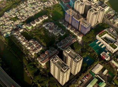 Căn hộ Cityland Riverside , Quận 7 Nhà phố mặt tiền tại KDC Cityland Riverside, diện tích sử dụng 1000m2.