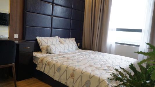 Phòng ngủ Masteri An Phú, Quận 2 Căn hộ Masteri An Phú tầng cao, view sông và Xa Lộ Hà Nội.