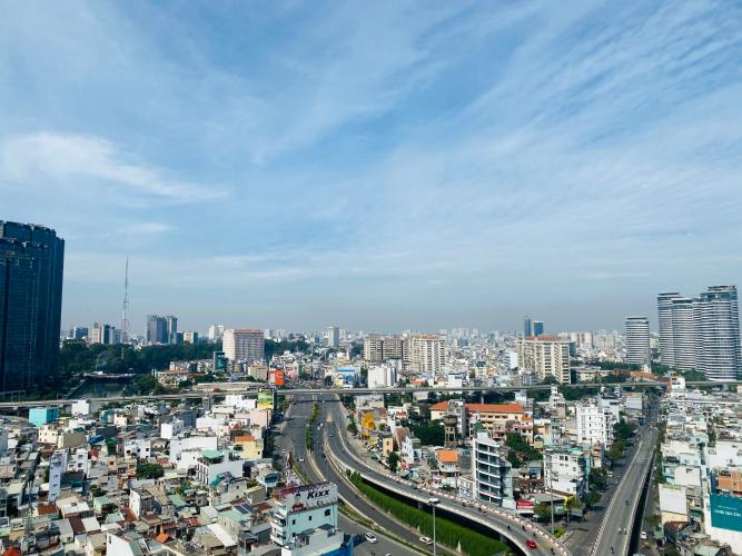 View căn hộ Sunwah Pearl, Bình Thạnh Căn hộ Sunwah Pearl cửa hướng Tây Bắc view thoáng mát, nội thất cơ bản.