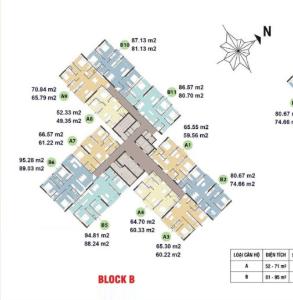 Mặt bằng sàn Eco Green Saigon Căn hộ Eco Green Saigon bàn giao nội thất cơ bản, tiện nghi.