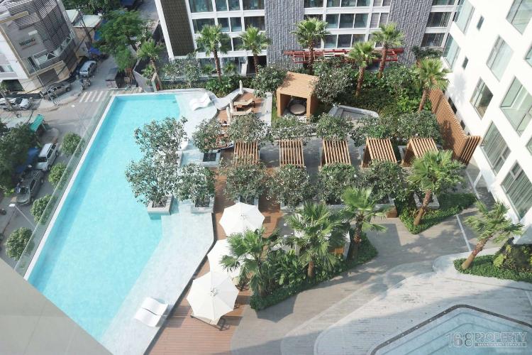 View nội khu Gateway Thảo Điền, Quận 2 Căn hộ duplex Gateway Thảo Điền thiết kế phong cách Bắc Âu.