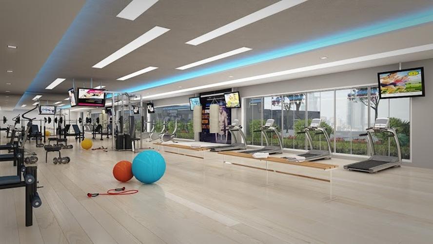 Phòng gym The Gold View, Quận 4 Căn hộ The Gold View nội thất cơ bản, đón view hồ bơi yên tĩnh.