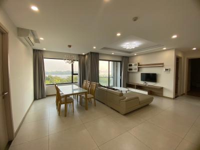 Phòng khách căn hộ New City Thủ Thiêm, Quận 2 Căn hộ tầng trung New City Thủ Thiêm nội thất đầy đủ, view sông.