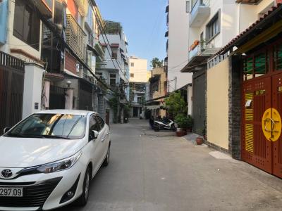 Đường hẻm nhà phố Quận Bình Thạnh Nhà phố Q.Bình Thạnh diện tích sử dụng 260.7m2, sổ hồng pháp lý rõ ràng.