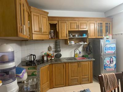 Phòng bếp nhà phố Quận 7 Nhà phố Quận 7 diện tích sử dụng 186m2, sổ hồng pháp lý minh bạch rõ ràng