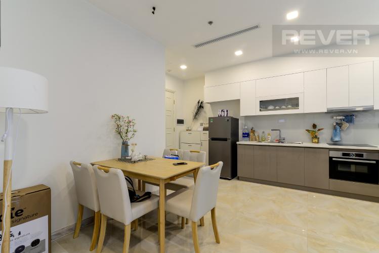 Phòng Ăn Bán căn hộ Vinhomes Golden River 1PN tầng cao, đầy đủ nội thất, view sông thoáng mát
