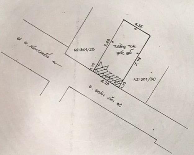 Bản vẽ nhà phố Nhà phố diện tích sử dụng 62.4m2, thuận tiện kinh doanh.