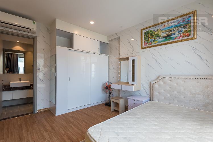 Phòng ngủ căn hộ THE GOLD VIEW Bán căn hộ The Gold View 2PN, tầng 24, nội thất cơ bản, view kênh Bến Nghé