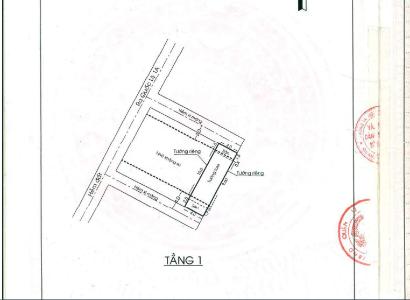 Bản vẽ nhà phố Quận 12 Nhà phố có 2 mặt tiền hẻm rộng 4m, ngay ngã 4 UBND phường Tân Thới Hiệp.