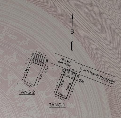 Mặt bằng sàn nhà phố quận 3 Bán nhà hẻm Quận 3, đầy đủ nội thất, đầu hẻm, cạnh mặt tiền.