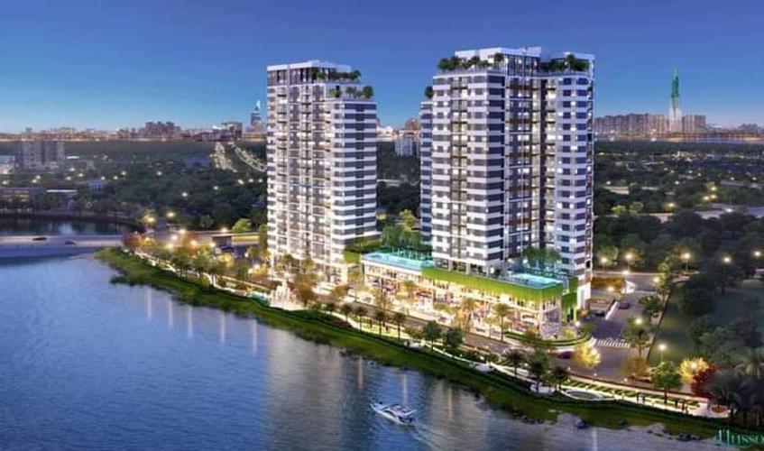 Chung cư D'lusso Quận 2 Căn hộ chung cư D'Lusso nội thất cơ bản, ban công hướng Tây Bắc.