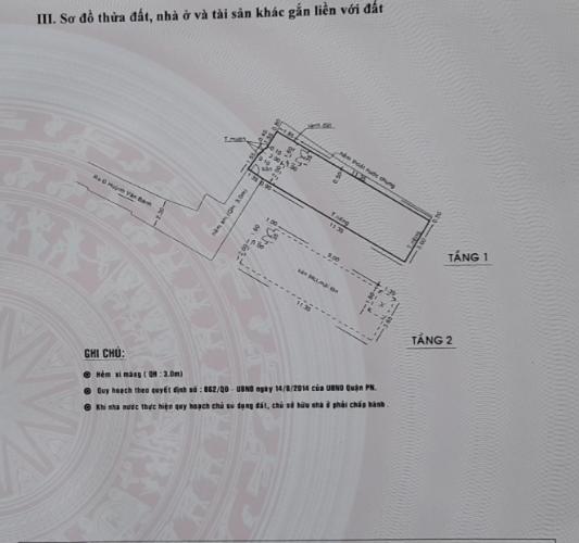 Bản vẽ nhà phố Quận Phú Nhuận Nhà phố diện tích 48m2 có sân để xe trước nhà, khu dân cư rất an ninh.