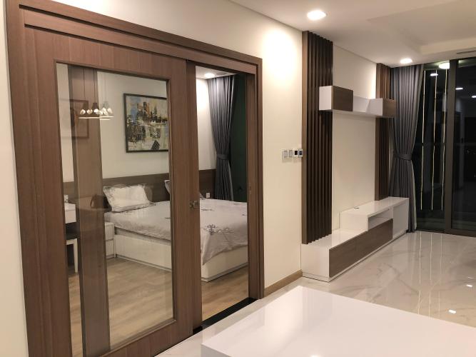 Phòng ngủ Vinhomes Central Park Căn hộ Vinhomes Central Park, tầng trung đầy đủ nội thất