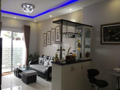 Phòng khách HQC Plaza, Bình Chánh Căn hộ HQC Plaza tầng trung, ban công hướng Đông Nam.