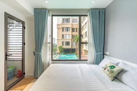 Phòng ngủ căn hộ The Tresor Căn hộ tầng thấp The Tresor nội thất sang trọng hiện đại.