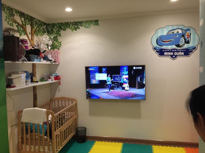 Phòng ngủ Vinhomes Central Park Căn hộ Vinhomes Central Park tầng trung, đầy đủ nội thất.