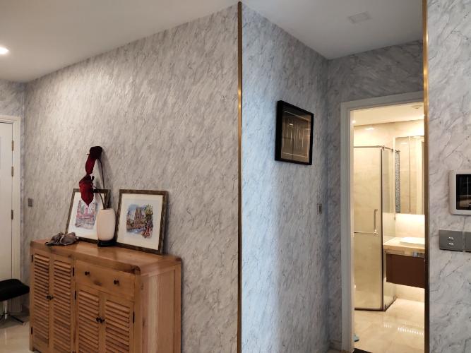 phòng khách Vinhomes Golden River Căn hộ 1 phòng ngủ Vinhomes Golden River đầy đủ nội thất, tầng trung