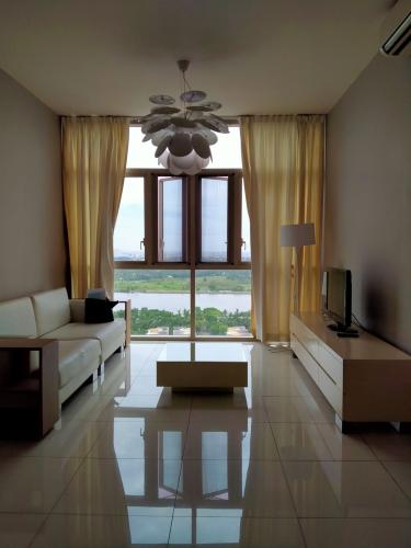 Phòng khách Vista An Phú, Quận 2 Căn hộ The Vista An Phú tầng trung, đầy đủ nội thất.