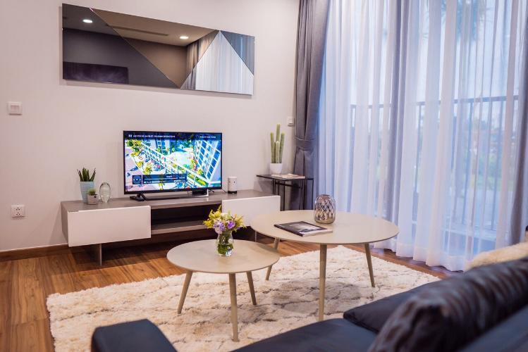 Phòng khách Eco Green Saigon, Quận 7 Căn hộ Eco Green Saigon nội thất cơ bản, thiết kế hiện đại.