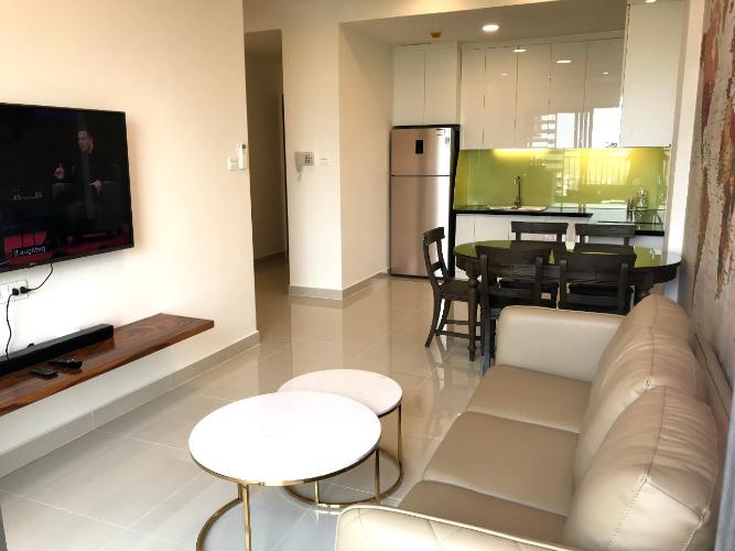 Phòng khách The Sun Avenue Căn hộ The Sun Avenue tầng trung, bàn giao nội thất tiện nghi.