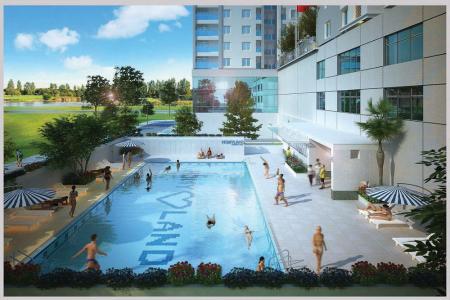 Homyland 3, Quận 2 Căn hộ Homyland Riverside cửa chính hướng Bắc, tầng cao view nội khu.