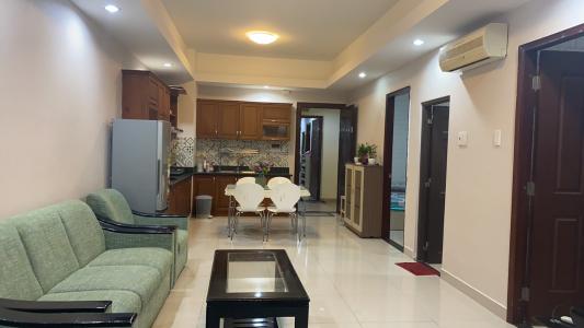 Phòng khách , Căn hộ Res III , Quận 7 Căn hộ Res III tầng thấp view thoáng mát có 2 phòng ngủ, đầy đủ nội thất