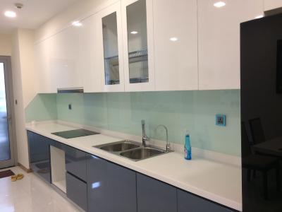 Phòng bếp căn hộ Vinhomes Central Park, Quận Bình Thạnh Căn hộ Vinhomes Central Park cửa hướng Tây Bắc, nội thất cơ bản.