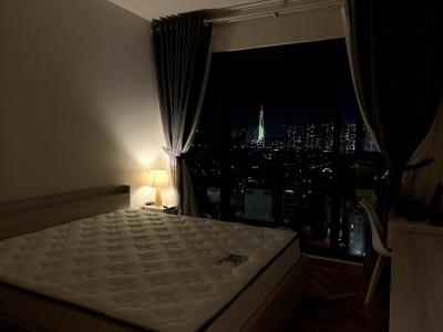 Phòng ngủ Feliz En Vista, Quận 2 Căn hộ Feliz En Vista đầy đủ nội thất, nhìn ra Landmark 81.