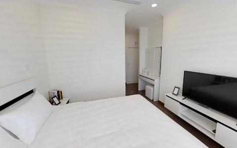phòng ngủ căn hộ Vinhomes Central Park Căn hộ tầng 29 Vinhomes Central Park đầy đủ nội thất 