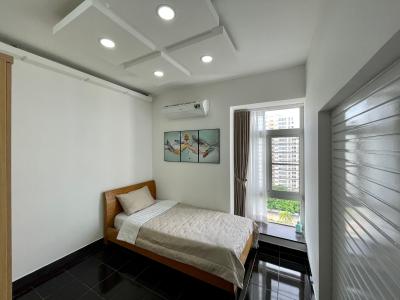 Phòng ngủ căn hộ Sky Garden 3, Quận 7 Căn hộ Sky Garden 3 tầng 6, view cây xanh thoáng mát trong lành.