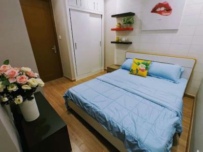 Phòng ngủ Vinhomes Central Park Căn hộ Vinhomes Central Park tầng cao, hướng Đông Nam.