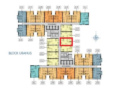 Mặt bằng dự án Q7 Saigon Riverside Căn hộ Q7 Saigon Riverside tầng cao, hoàn thiện cơ bản