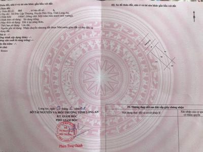 Đất nền Củ Chi Bán đất nền mặt tiền QL22, Củ Chi, thổ cư 100%, ngay cầu Thầy Cai, cách bến xe An Sương 15km