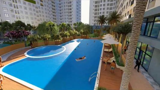 Hồ bơi Bcons Garden Căn hộ Bcons Garden tầng trung, tiện ích cao cấp.
