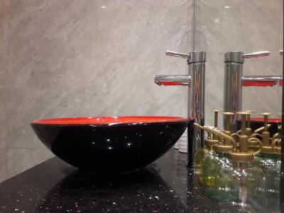 Lavabo căn hộ RiverGate Residence Bán căn hộ officetel RiverGate Residence 1PN, tháp B, đầy đủ nội thất, view Bitexco