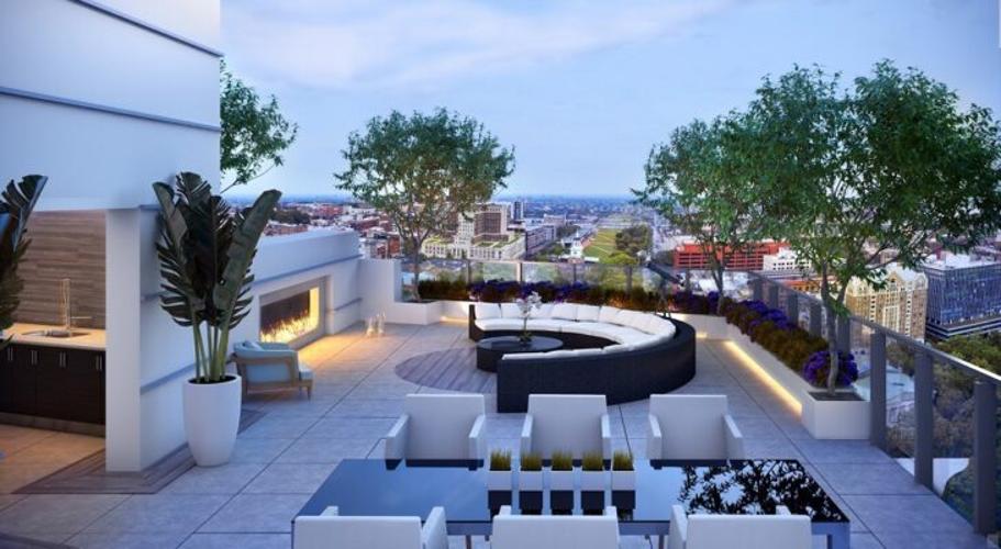 Penhouse dự án Precia quận 2 Căn hộ Penthouse Precia hướng Đông Nam, nội thất cơ bản.