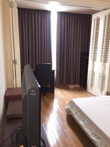 Phòng ngủ căn hộ The Manor Bán căn hộ cao cấp The Manor đầy đủ nội thất, view thành phố.