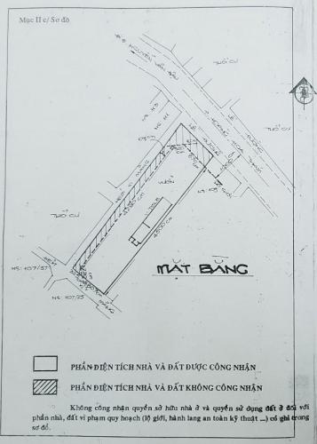 Mặt bằng nhà phố Bình Thạnh Bán nhà mặt tiền Q. Bình Thạnh hướng Đông Bắc, diện tích 4.05x15.8m.