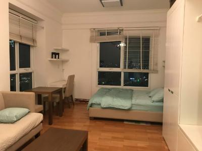 Phòng ngủ The Manor Quận Bình Thạnh Căn hộ cao cấp The Manor tầng cao, view thành phố.