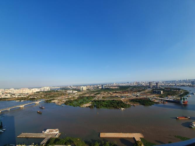 view ban công CHO THUÊ CĂN HỘ VINHOMES GOLDEN RIVER TẦNG CAO