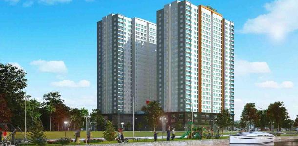 Saigon Intela, Bình Chánh Căn hộ Saigon Intela tầng 6 nội thất cơ bản, cửa hướng Đông Nam