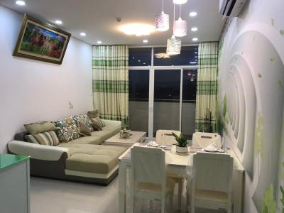 Phòng khách Dragon Hill 2, Nhà Bè Căn hộ Dragon Hill 2 view thoáng mát, nội thất đầy đủ.