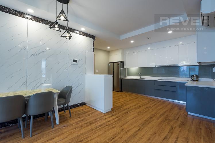 Bếp căn hộ THE GOLD VIEW Bán căn hộ The Gold View 2PN, tầng 24, nội thất cơ bản, view kênh Bến Nghé