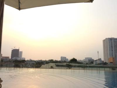 View M-One Nam Sài Gòn, Quận 7 Căn hộ M-One Nam Sài Gòn đầy đủ nội thất, hướng Đông Nam.
