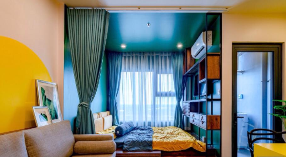 Phòng ngủ Vinhomes Grand Park Quận 9 Căn hộ Vinhomes Grand Park tầng trung, hướng thành phố.