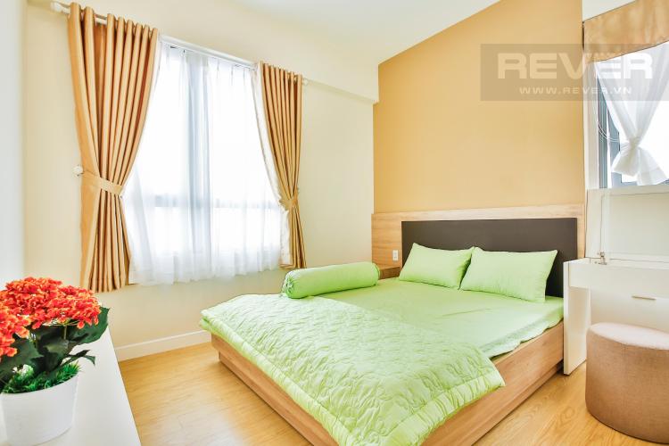 Phòng ngủ lớn với hướng cửa sổ chính Đông Bắc Căn góc tầng cao T4A Masteri Thảo Điền